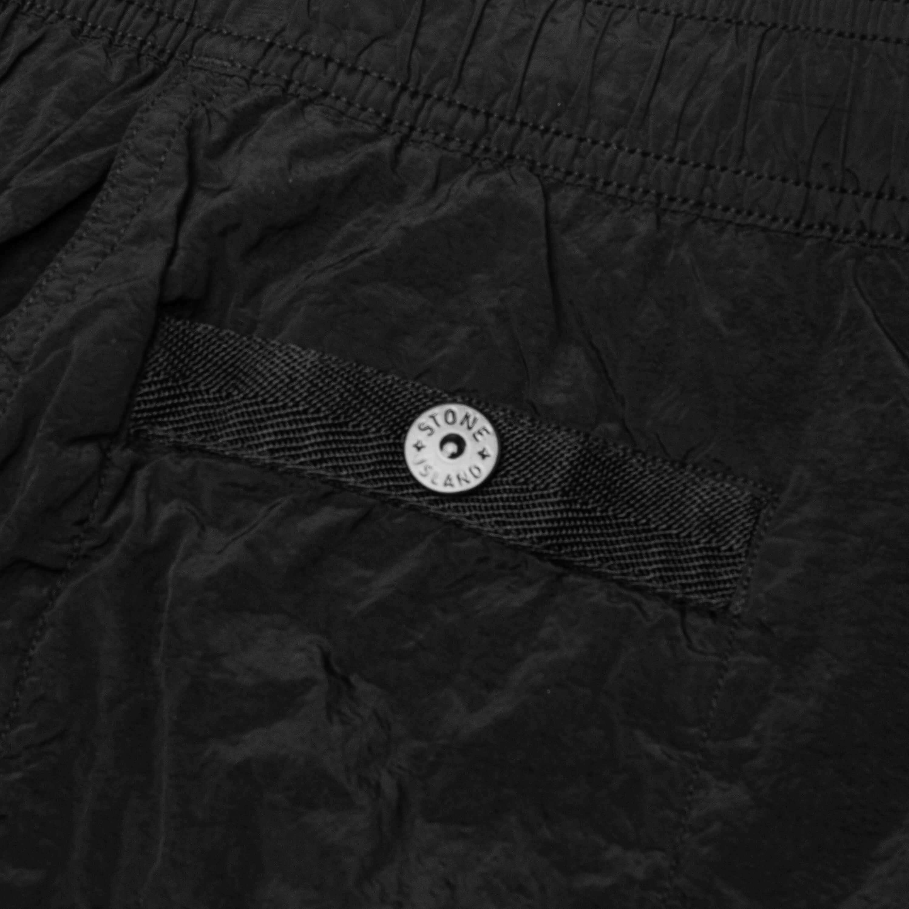 Patch Bermuada Shorts - Black Male Product Image