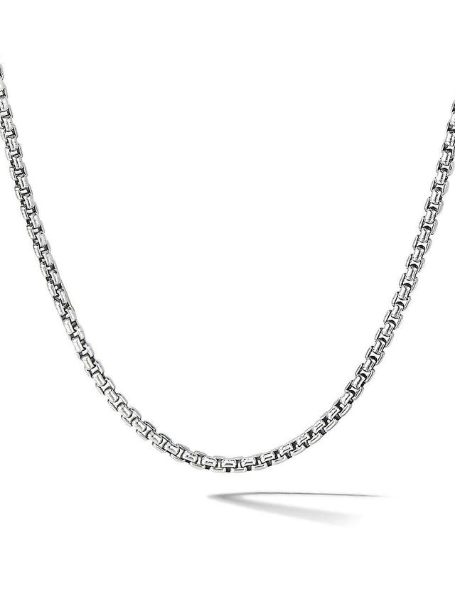 Womens Box Chain Slider Necklace Product Image