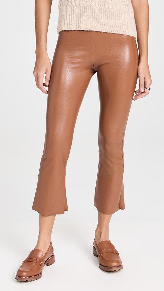 Commando Faux Leather Cropped Flare Pants | Shopbop Product Image