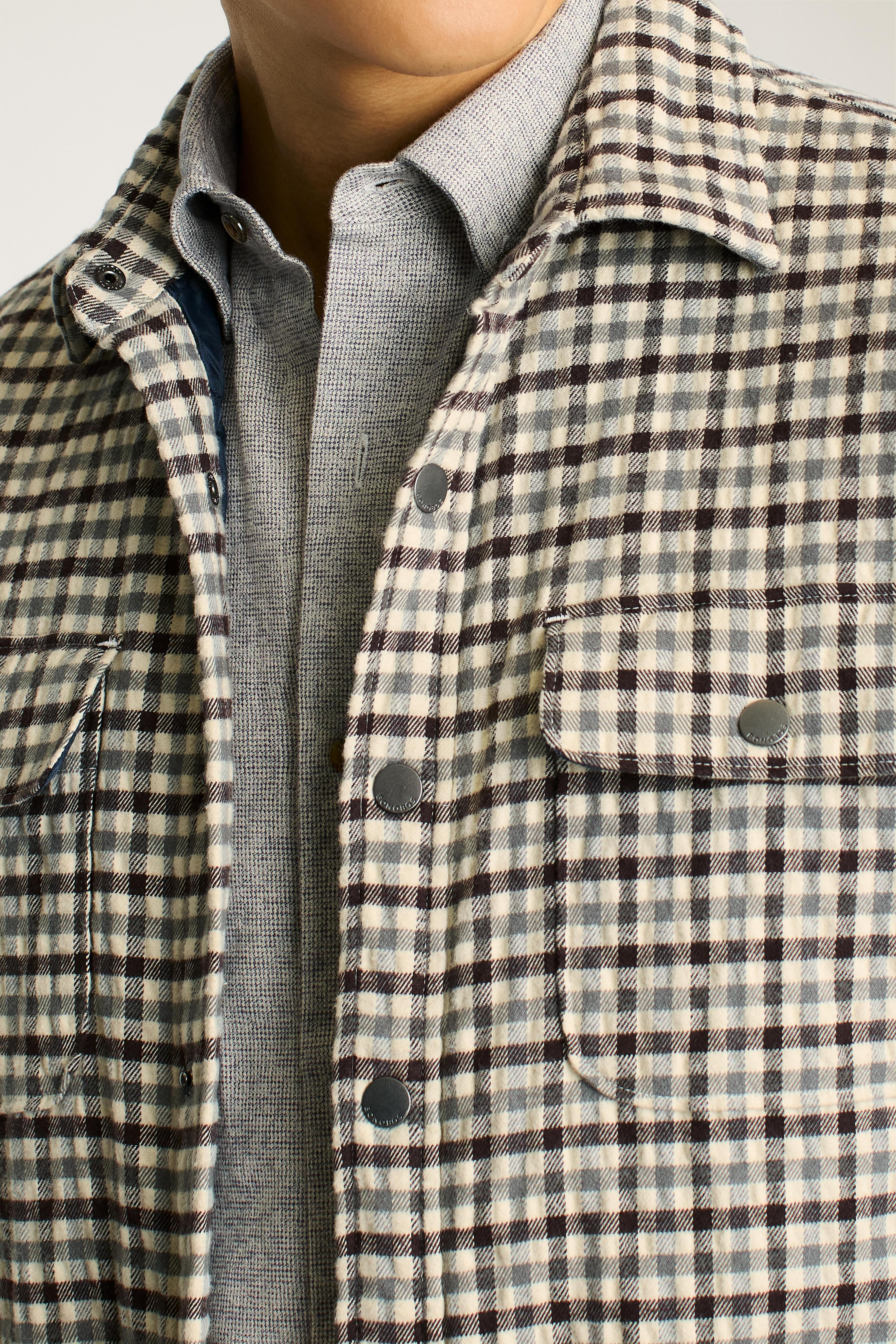 Flannel Quilted Jacket Product Image