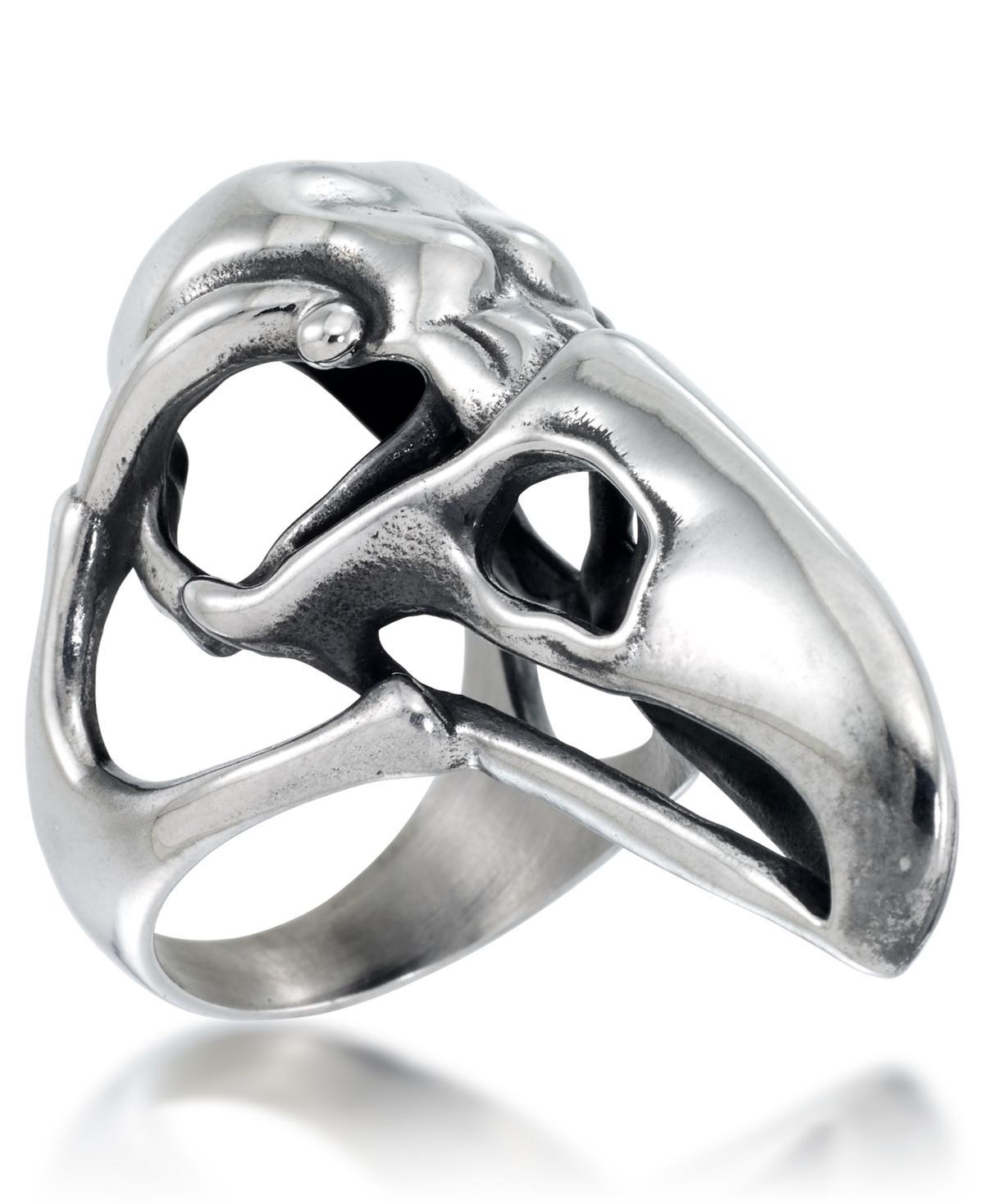 Andrew Charles by Andy Hilfiger Mens Openwork Eagle Ring Stainless Steel Product Image