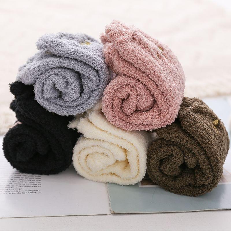 Cat Coral Fleece Socks Product Image