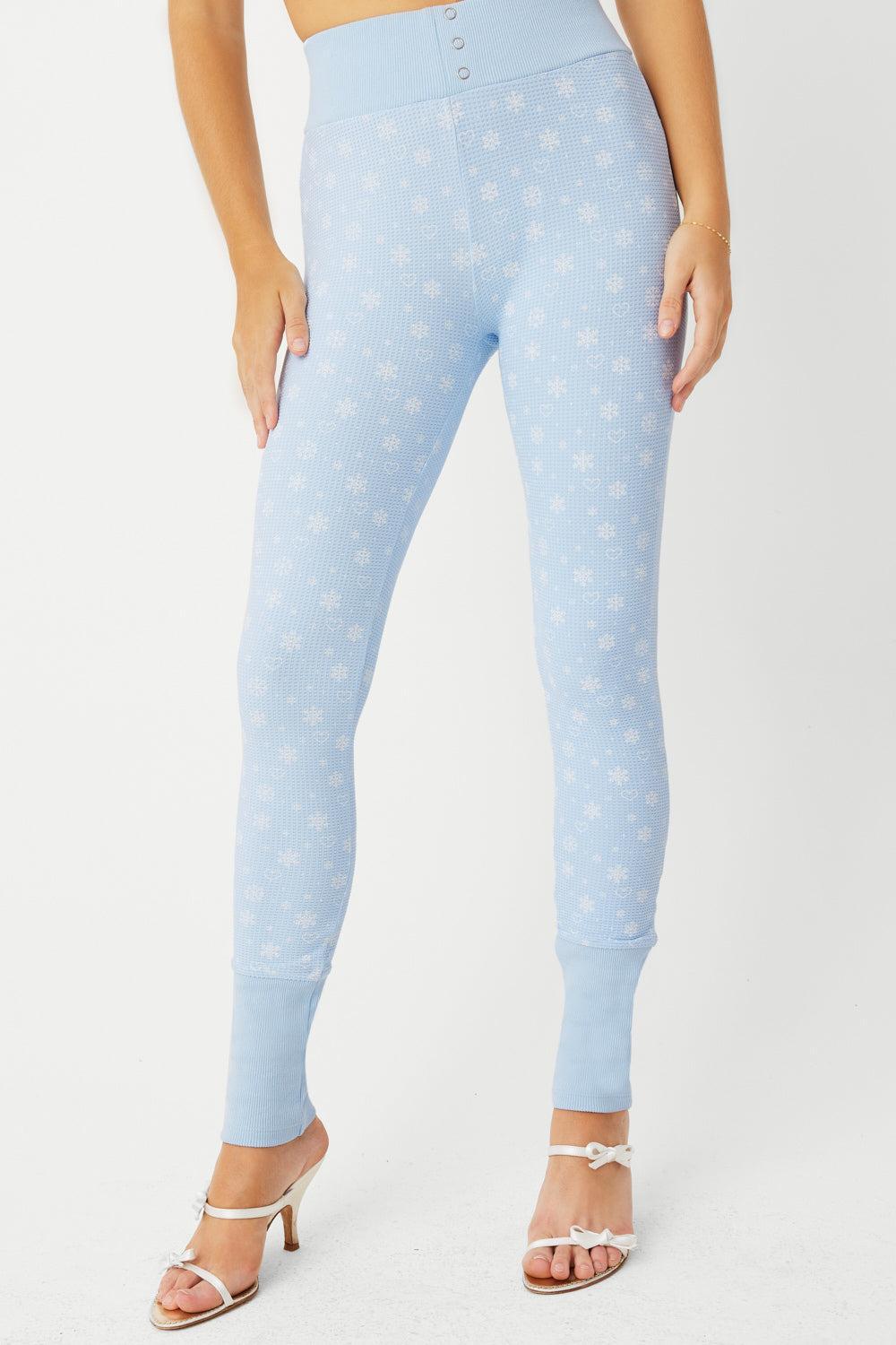 Noelle Waffle Legging - Flurries Product Image