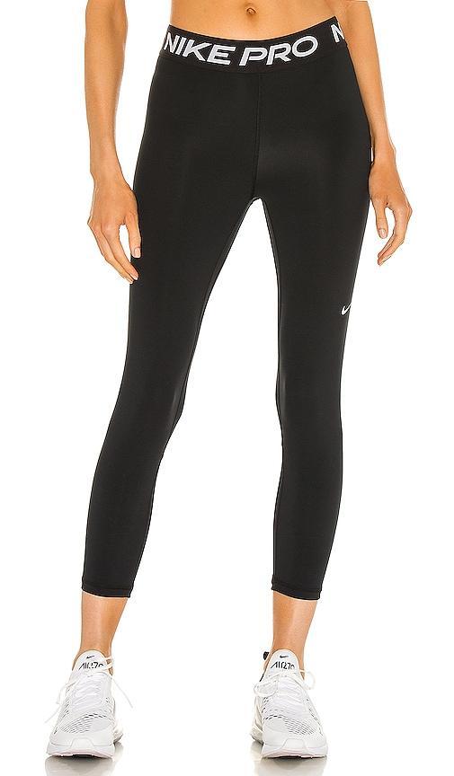 Womens Nike Pro Mid-Rise Crop Leggings (Plus Size) product image