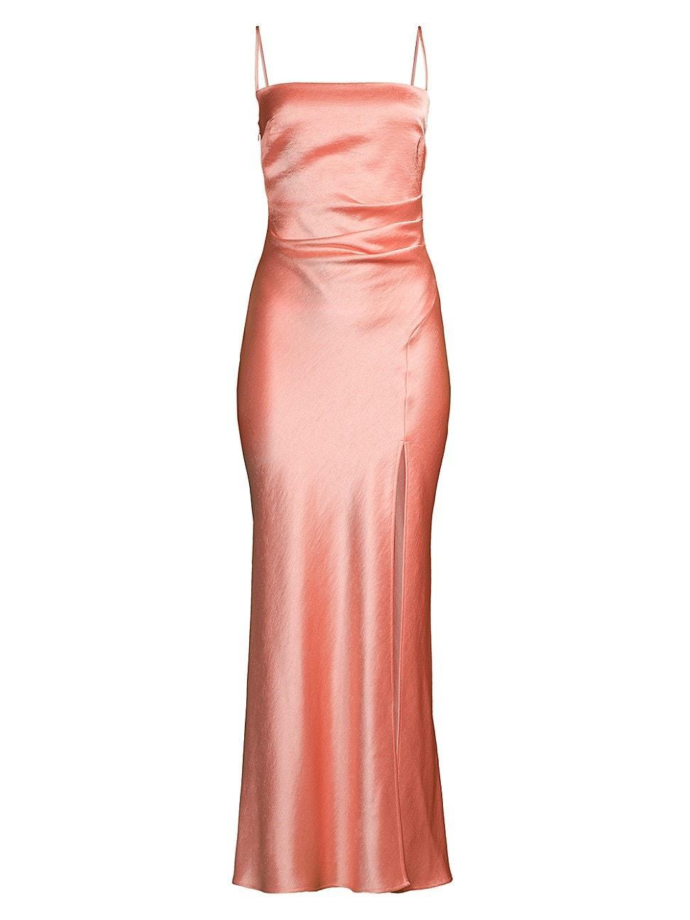 Womens Nadia Satin Maxi Dress Product Image