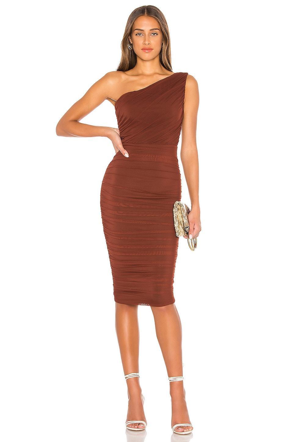 X REVOLVE Inspire One Shoulder Midi Dress Nookie Product Image