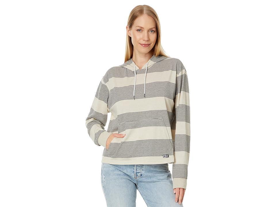 Salty Crew Dawn Patrol Midweight UPF Hooded Tee (Off Women's Clothing Product Image