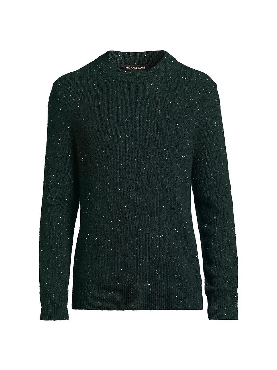 Mens Donegal Crewneck Sweater Product Image