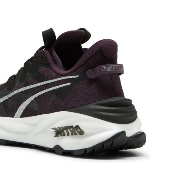 PUMA SEASONS Fast-Trac NITROâ¢ 3 Women's Trail Running Shoes in Black/Midnight Plum/White Product Image