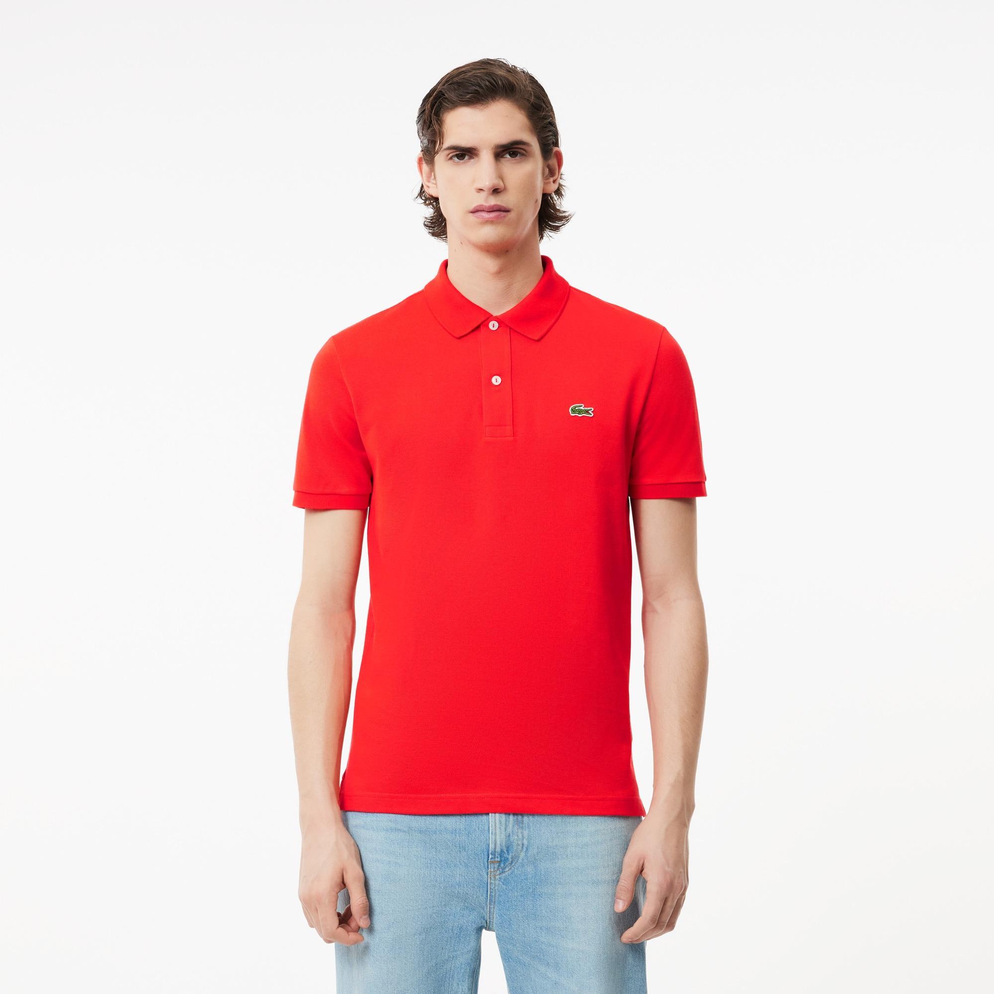 Slim Fit L.12.12 Piqué Polo Shirt Product Image