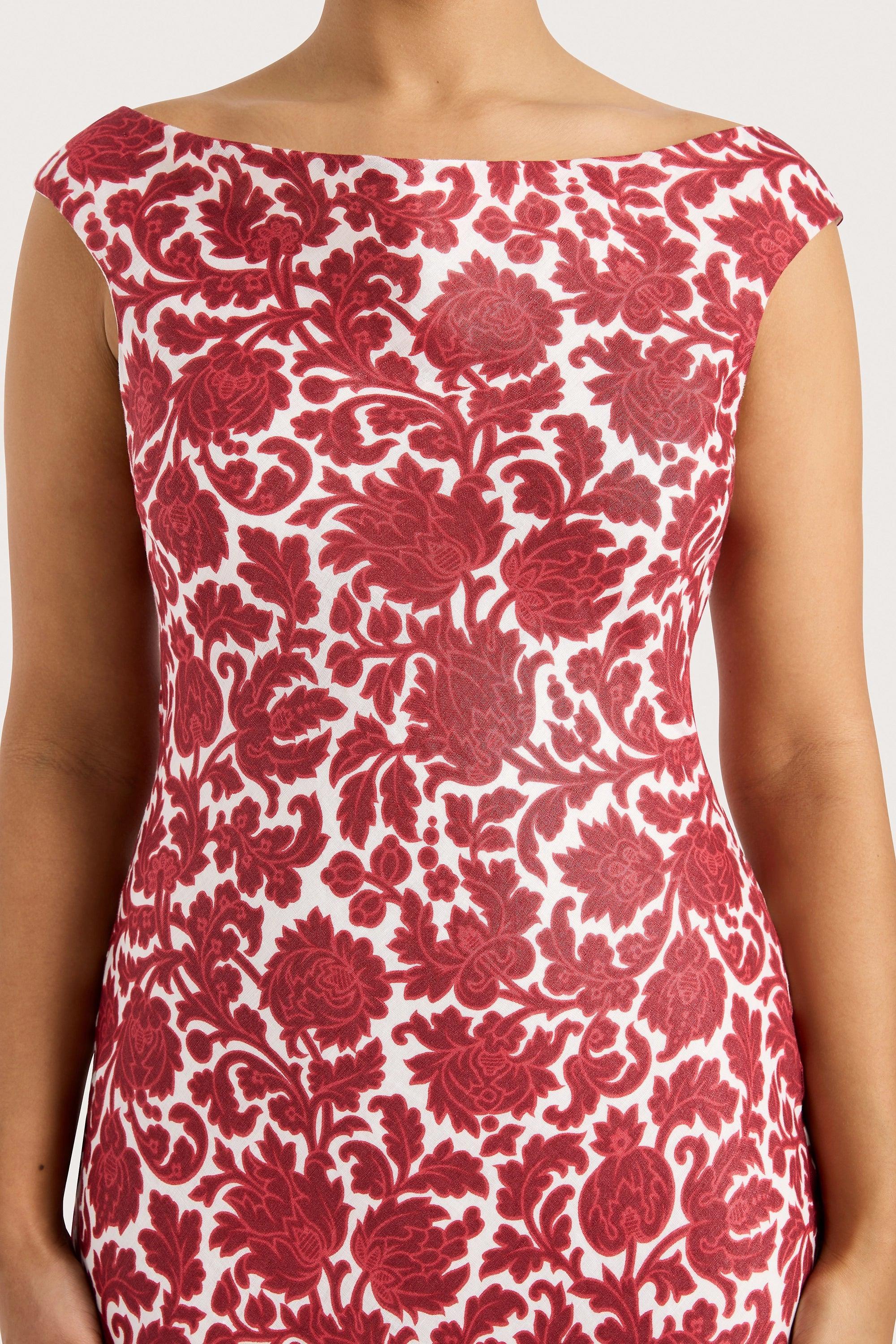 Ilride Maxi Dress Heuchera Print Product Image