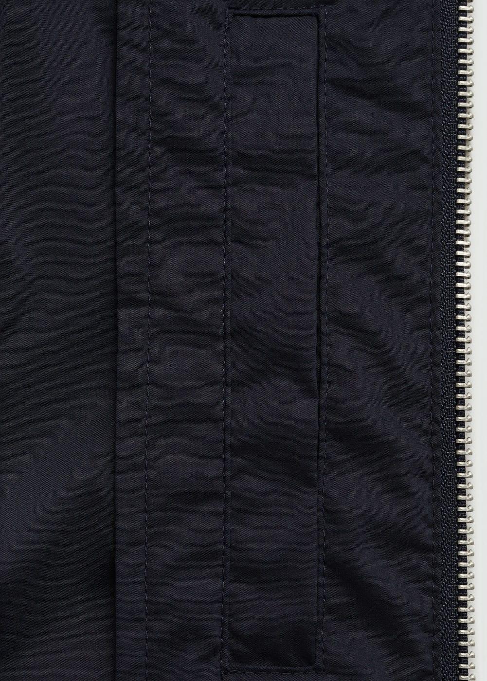 Mango Mens Zip Detail Bomber Jacket Product Image