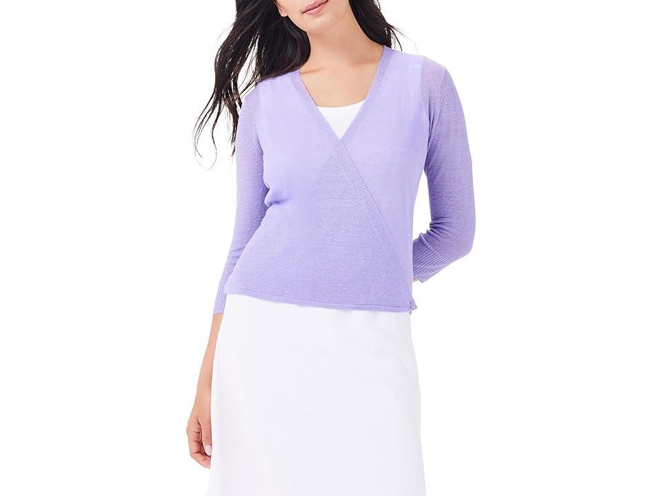 NIC+ZOE 4-Way Cardigan (Lavender) Women's Sweater Product Image