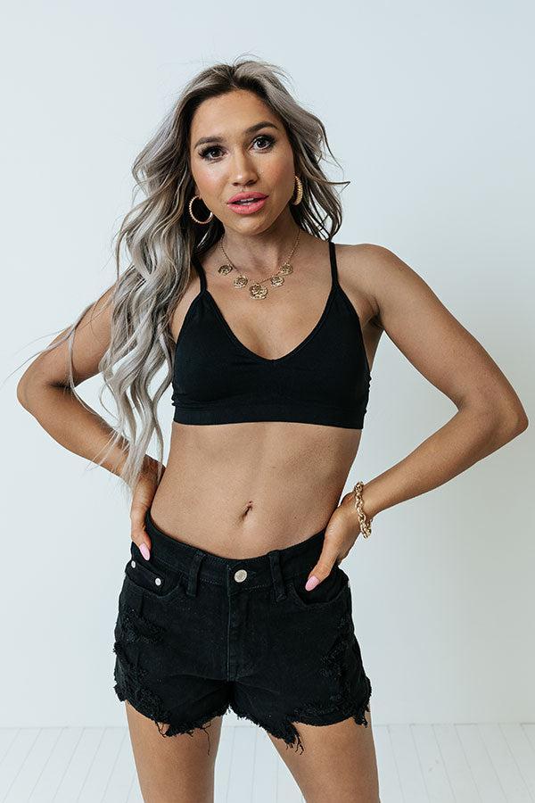 Suite Life Seamless Bralette In Black Product Image