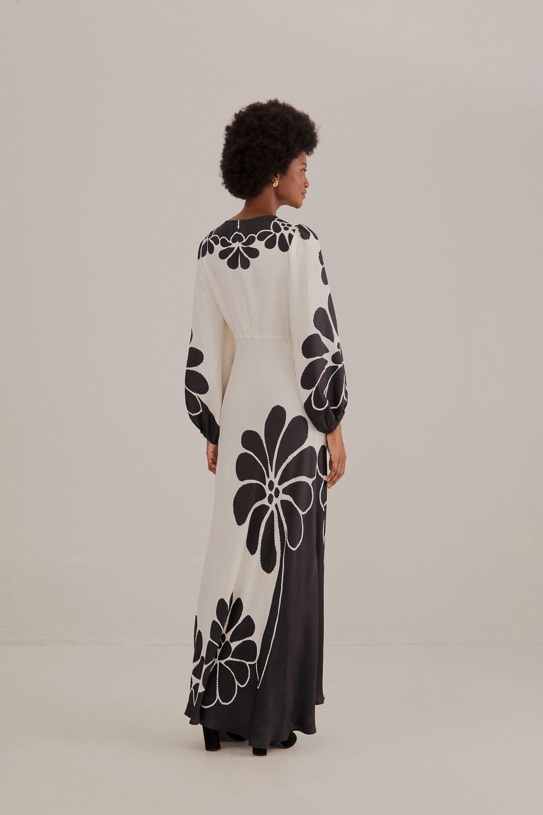 Black Palermo Cut Out  Lenzing™ Ecovero™ Viscose Maxi Dress Product Image