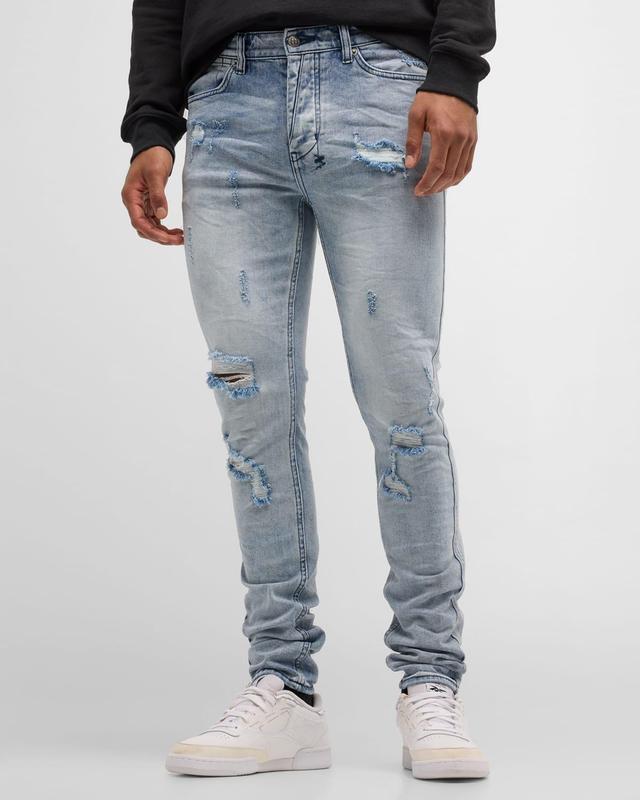 Ksubi Van Winkle Skinny Jean in Trashed Dream - Denim Light. Size 31 (also in ). Product Image