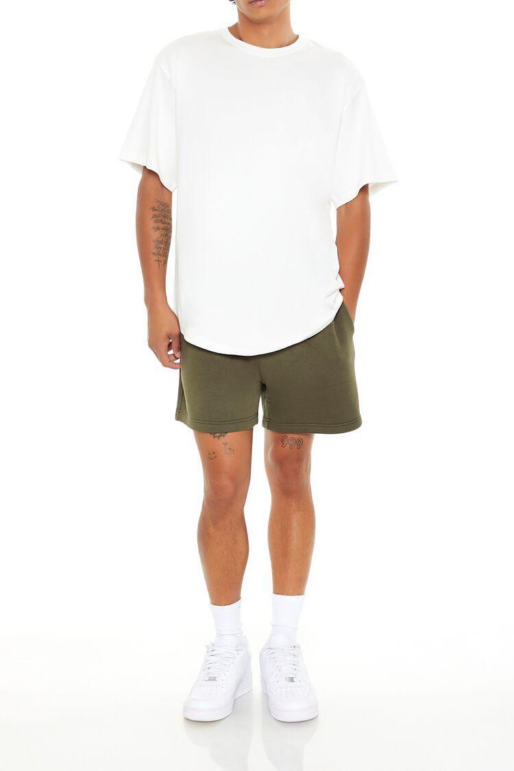 Drawstring Cotton-Blend Sweatshorts | Forever 21 Product Image