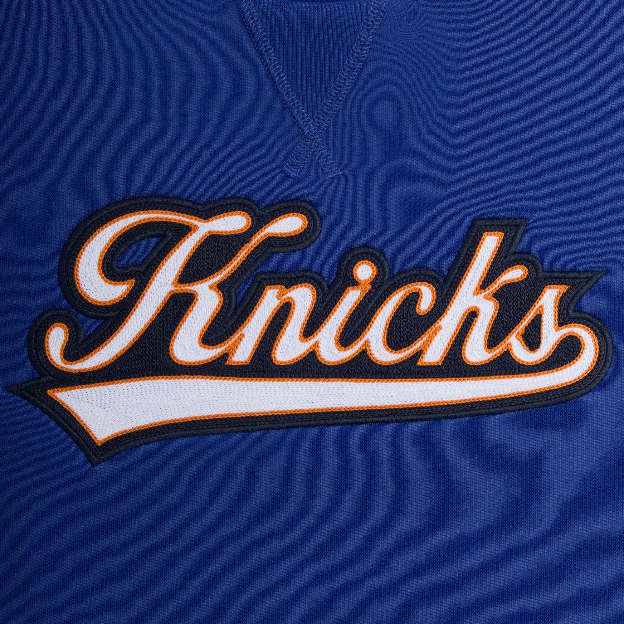 Kith for the New York Knicks Script Vintage Nelson Crewneck - Current Male Product Image