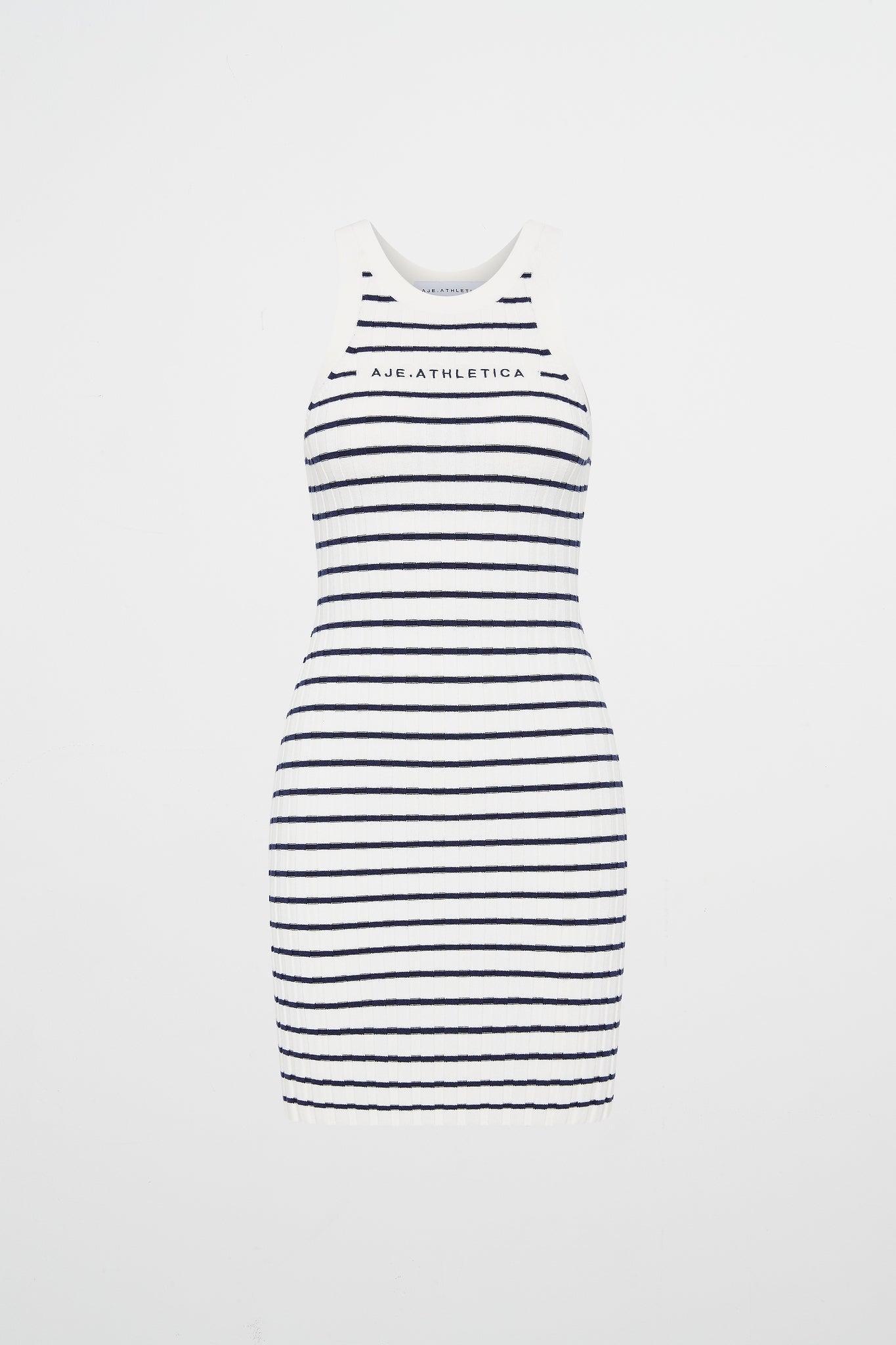 Striped Logo Mini Dress 820 Product Image