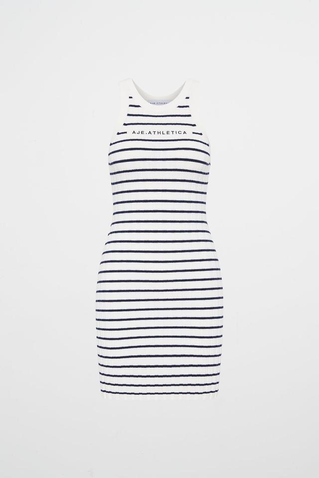 Striped Logo Mini Dress 820 Product Image