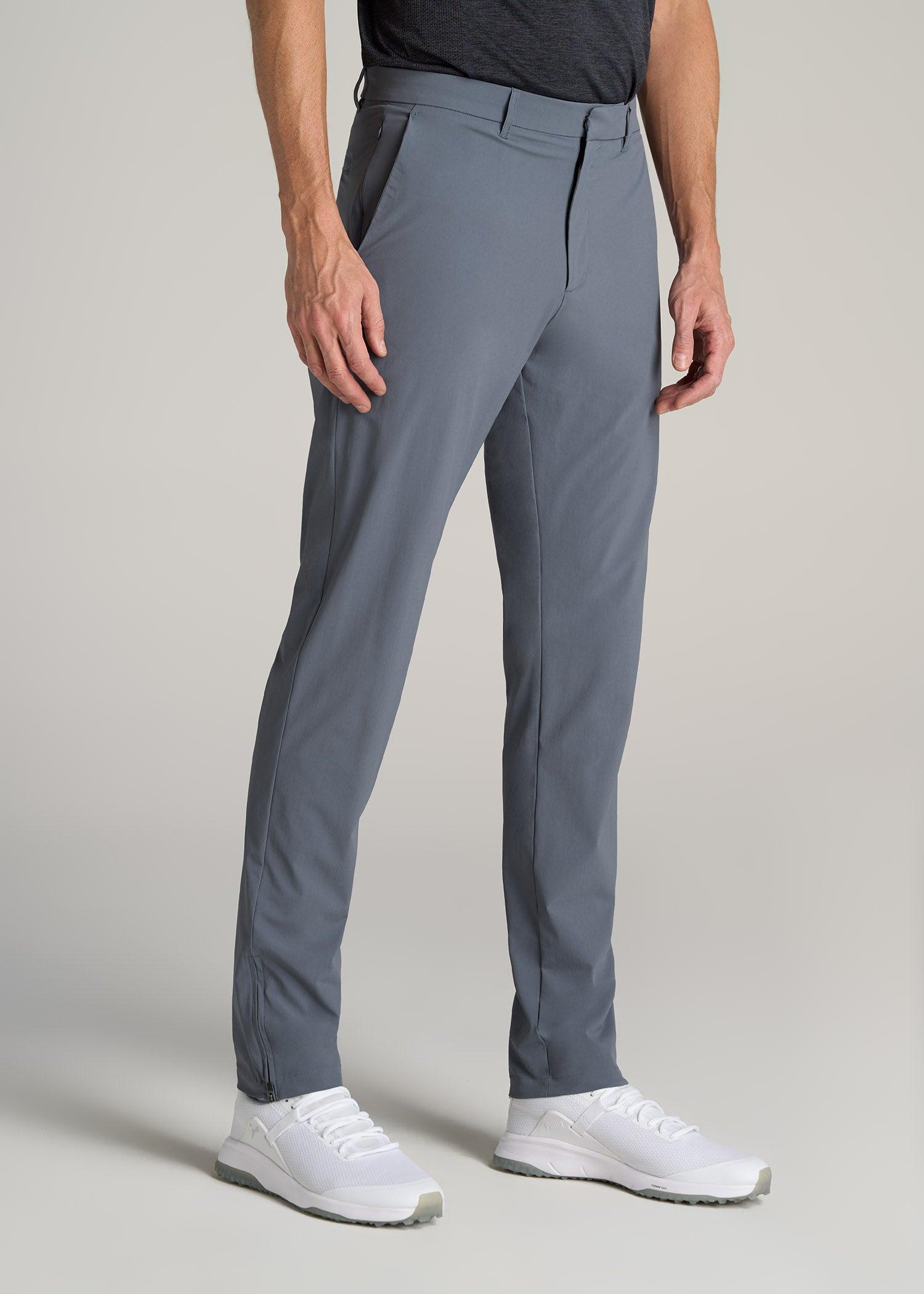 Performance TAPERED-FIT Chino Pants for Tall Men in Smoky Blue Product Image