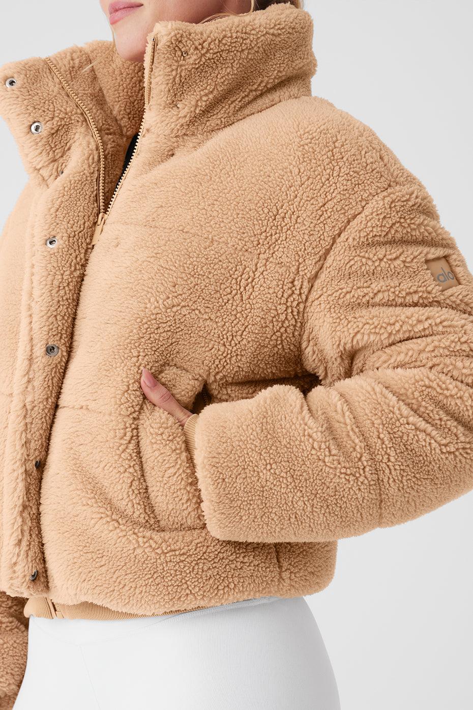 Sherpa Snow Angel Puffer - Camel Female Product Image