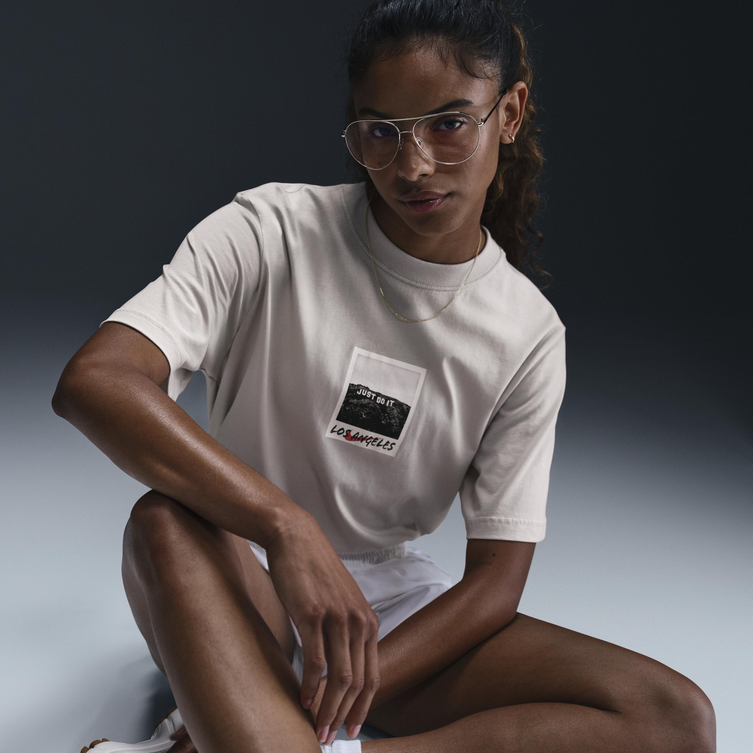 Womens Nike Sportswear Crew-Neck T-Shirt Product Image