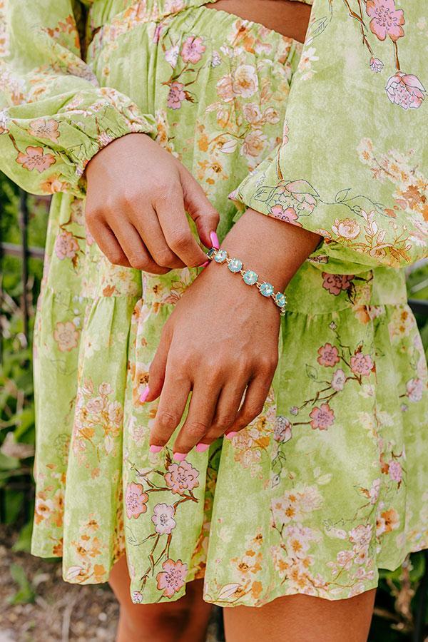 Ready To Shimmer Bracelet In Mint Product Image