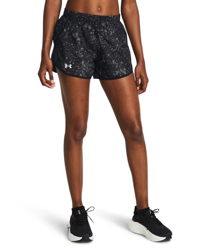 Women's UA Fly-By Printed 3" Shorts product image