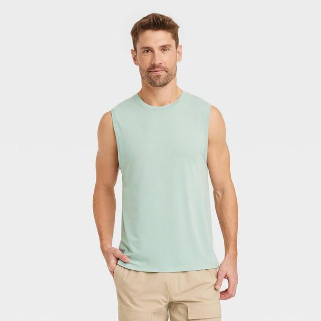 Mens Sleeveless Performance T-Shirt - All In Motion Light Product Image