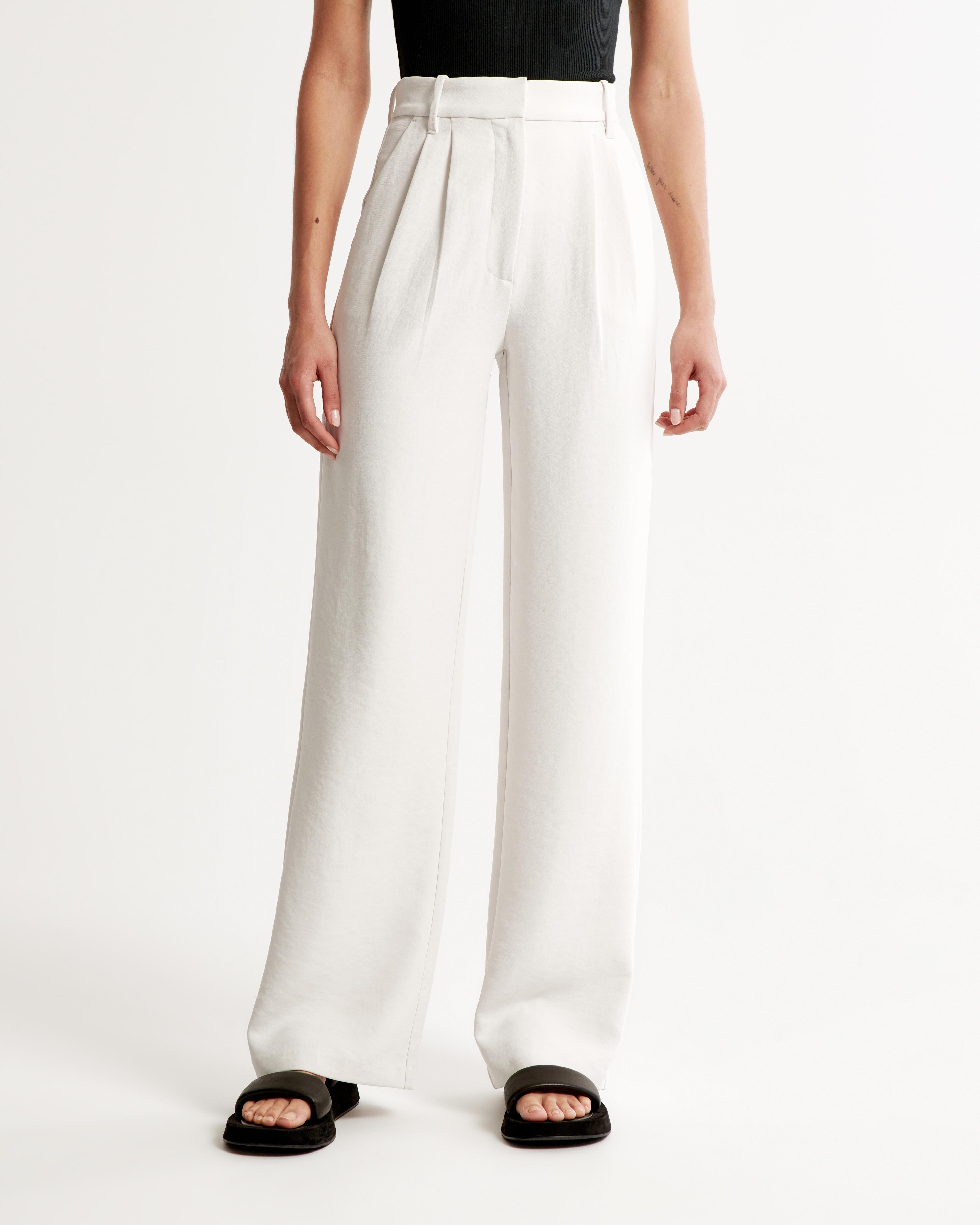 A&F Sloane Tailored Premium Crepe Pant Product Image