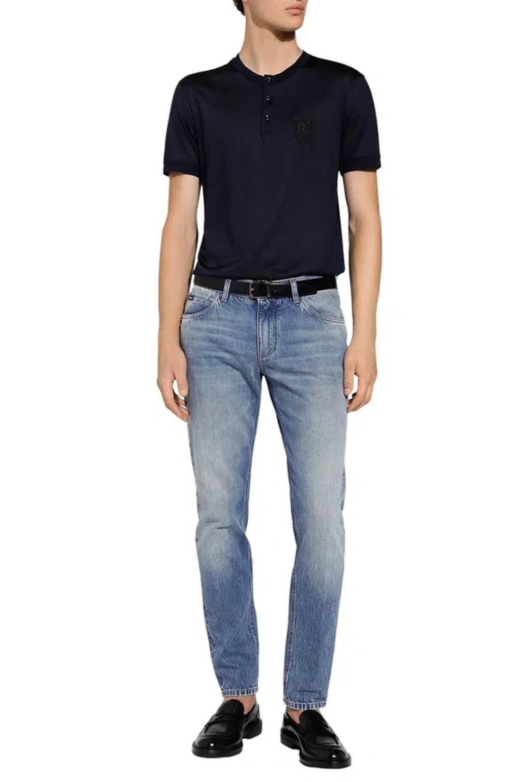 Trousers In Blue Product Image