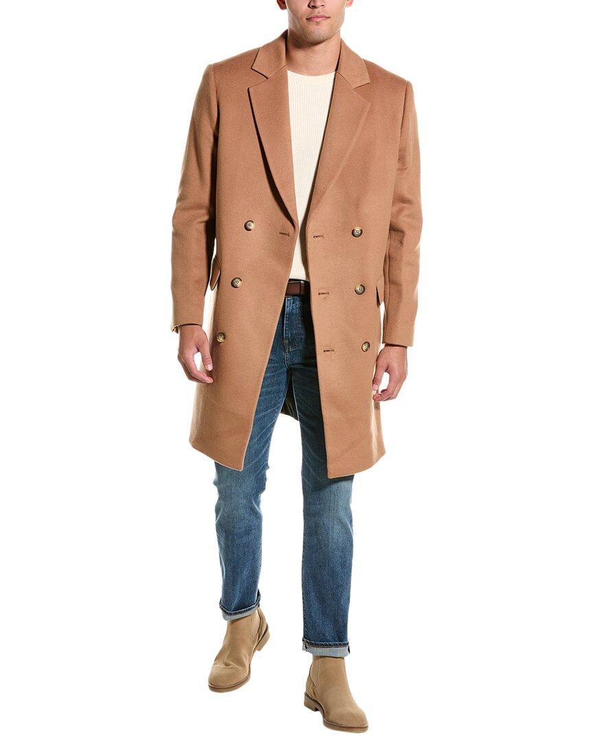 Wool-blend City Coat In Brown Product Image