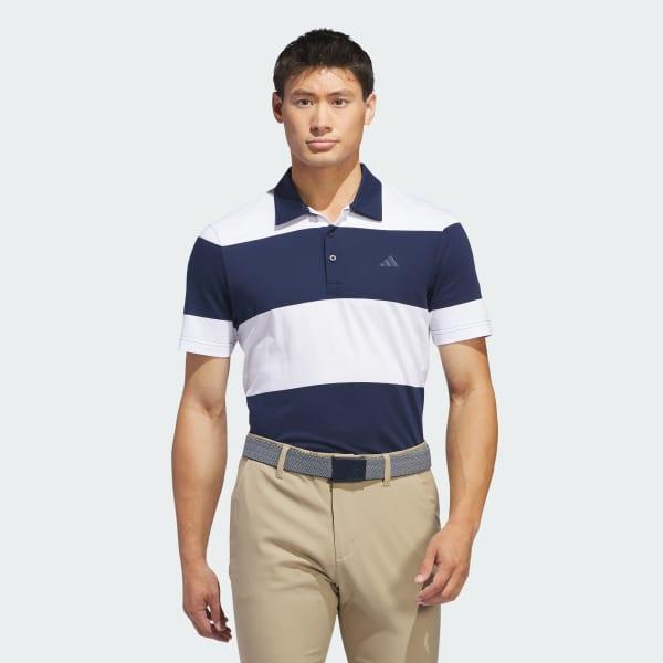 Colorblock Rugby Stripe Polo Shirt Product Image