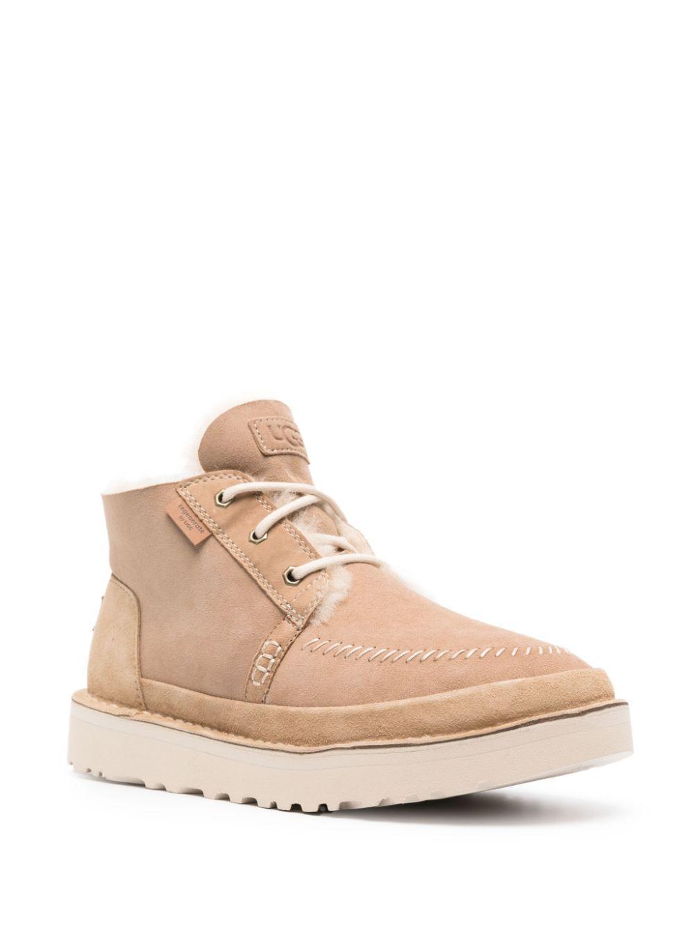 UGG Neumel Lace-up Boots In Beige Product Image