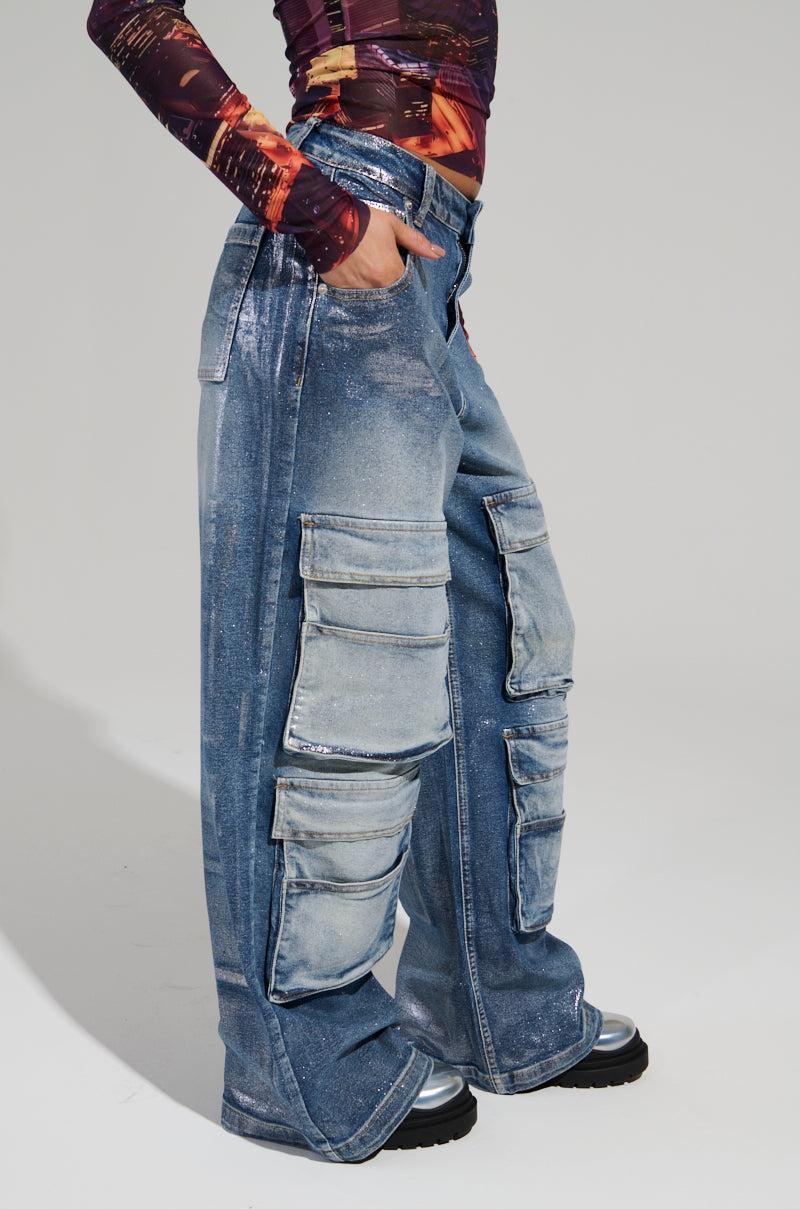 TO THE MOON DENIM PANT Product Image