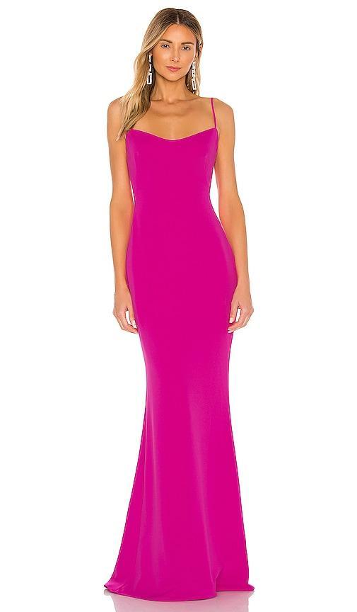 Katie May Damn Gina Cowl Back Gown - XS - XS - Female Product Image