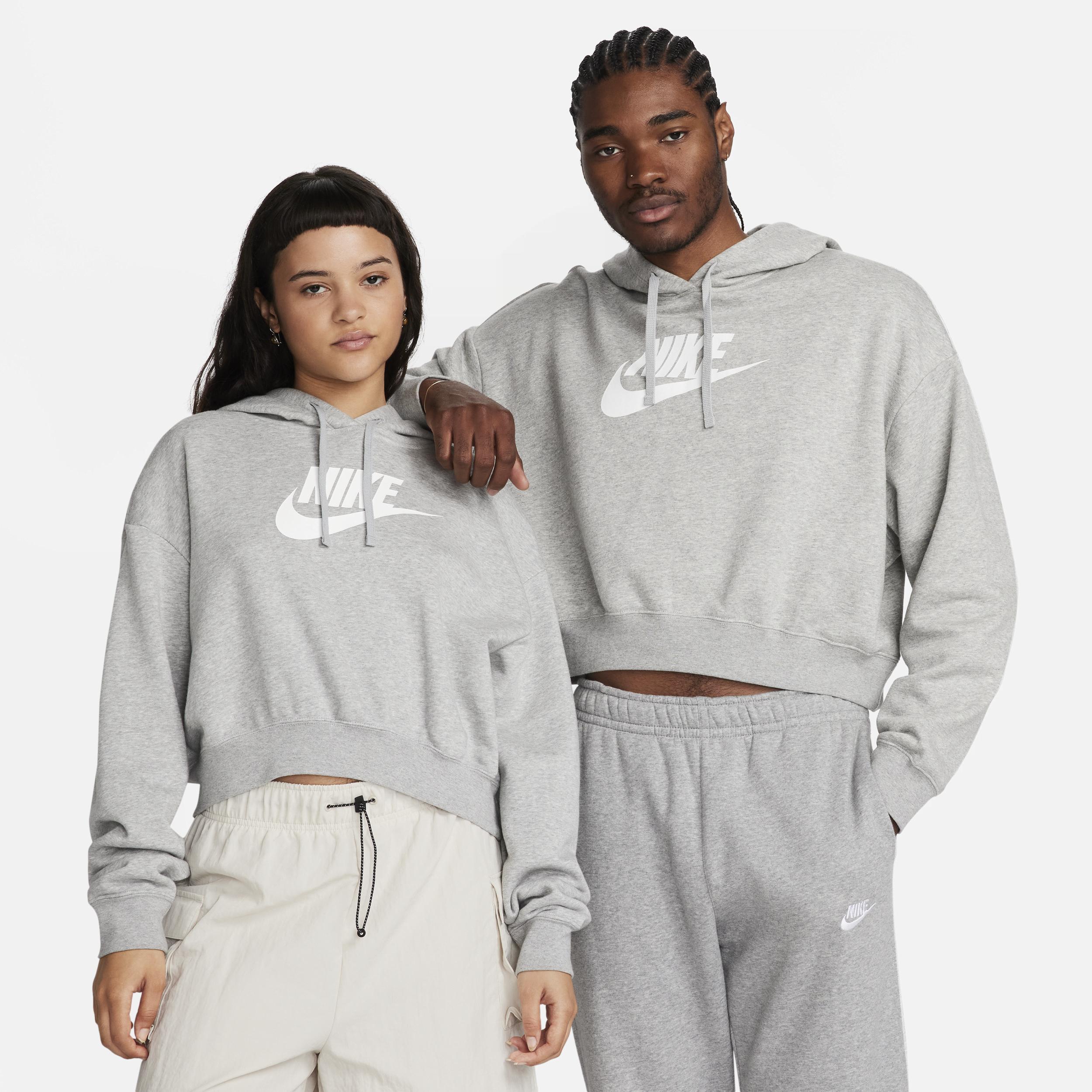 Women's Nike Sportswear Club Fleece Oversized Crop Graphic Hoodie Product Image