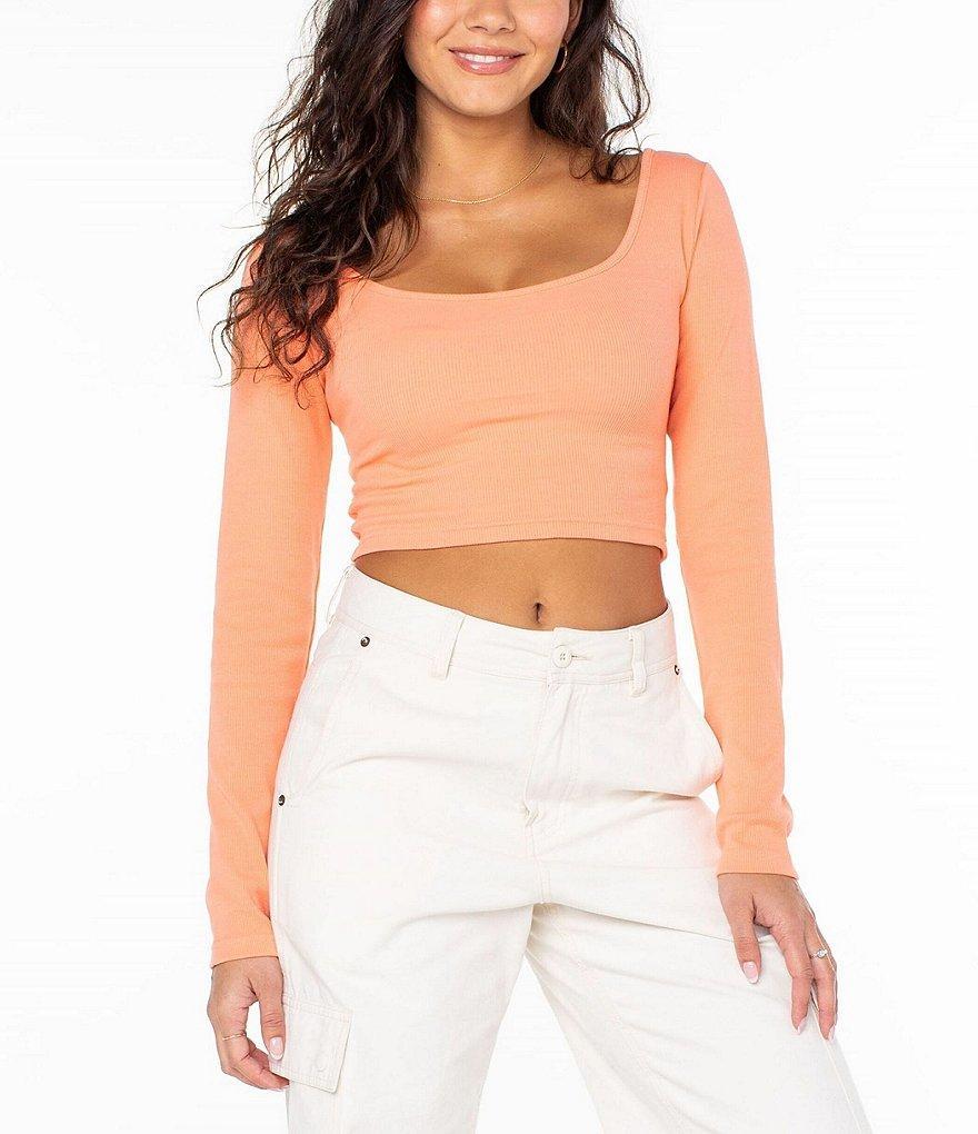 Roxy Good Keepsake Long Sleeve Cropped Top Product Image