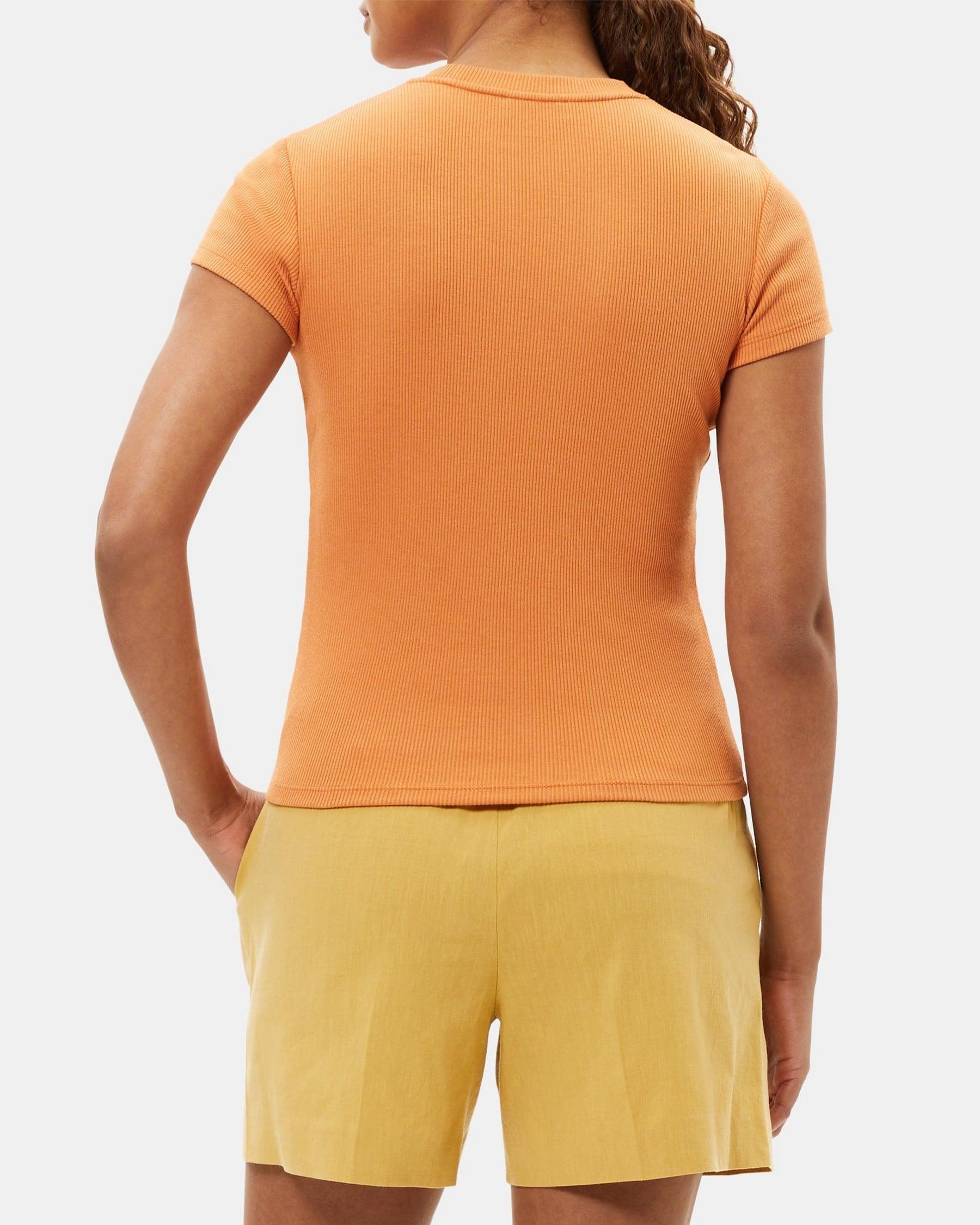 Tiny Tee in Ribbed Modal Cotton Product Image