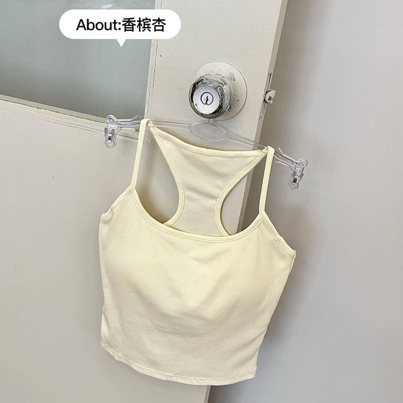 Plain Padded Cami Top Product Image