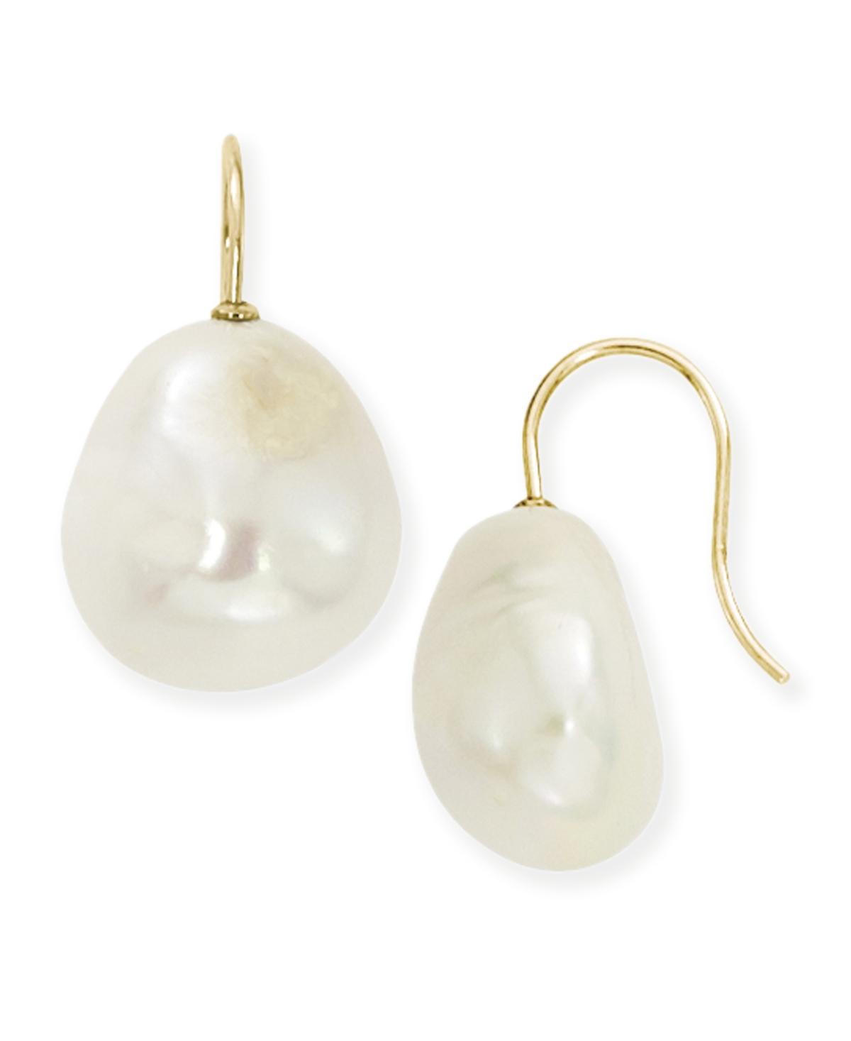 Bloomingdale's Cultured Freshwater Pearl Drop Earrings in 14K Yellow Gold - 100% Exclusive - Female Product Image