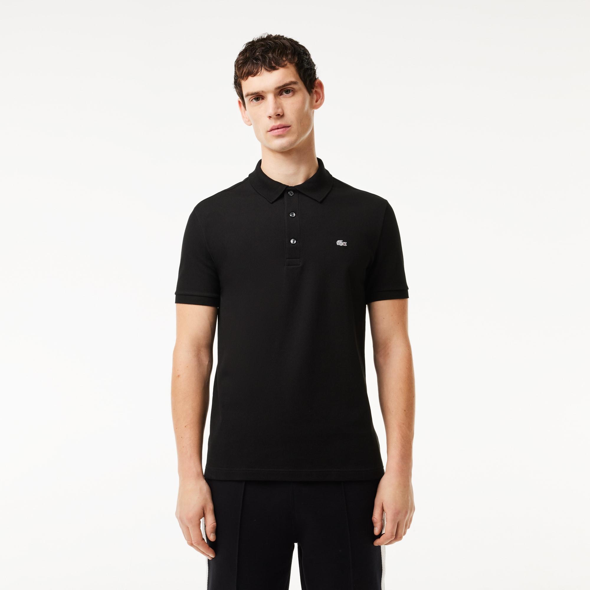 Stretch Cotton Piqué Polo Shirt Product Image