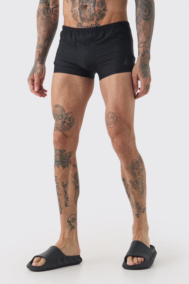 Tall Plain Trunk Swim Trunks | boohooMAN USA Product Image