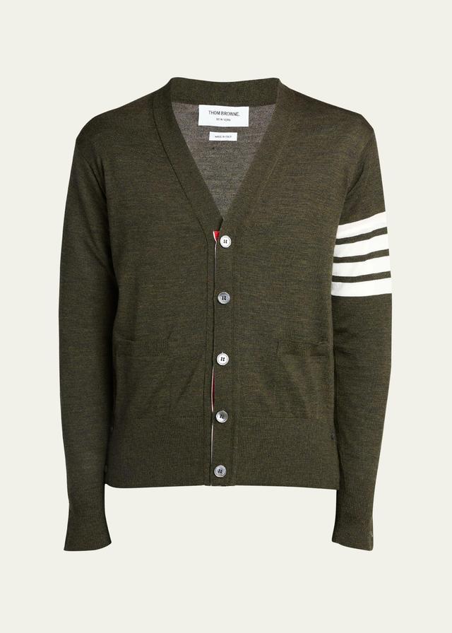 Thom Browne 4-Bar Merino Wool Cardigan Product Image