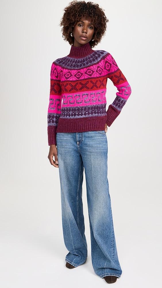 Saylor Candace Fair Isle Knit Sweater | Shopbop Product Image