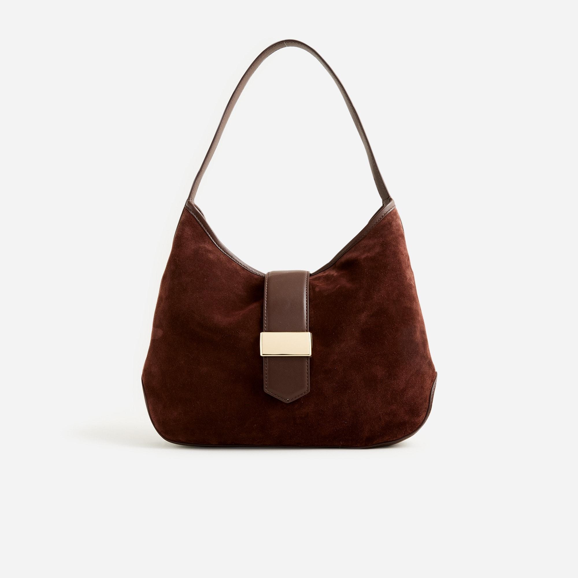 Berkeley suede and leather shoulder bag Product Image