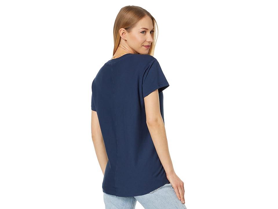 LAmade Mitered Back Winston Tee (Dark Night) Women's Clothing Product Image