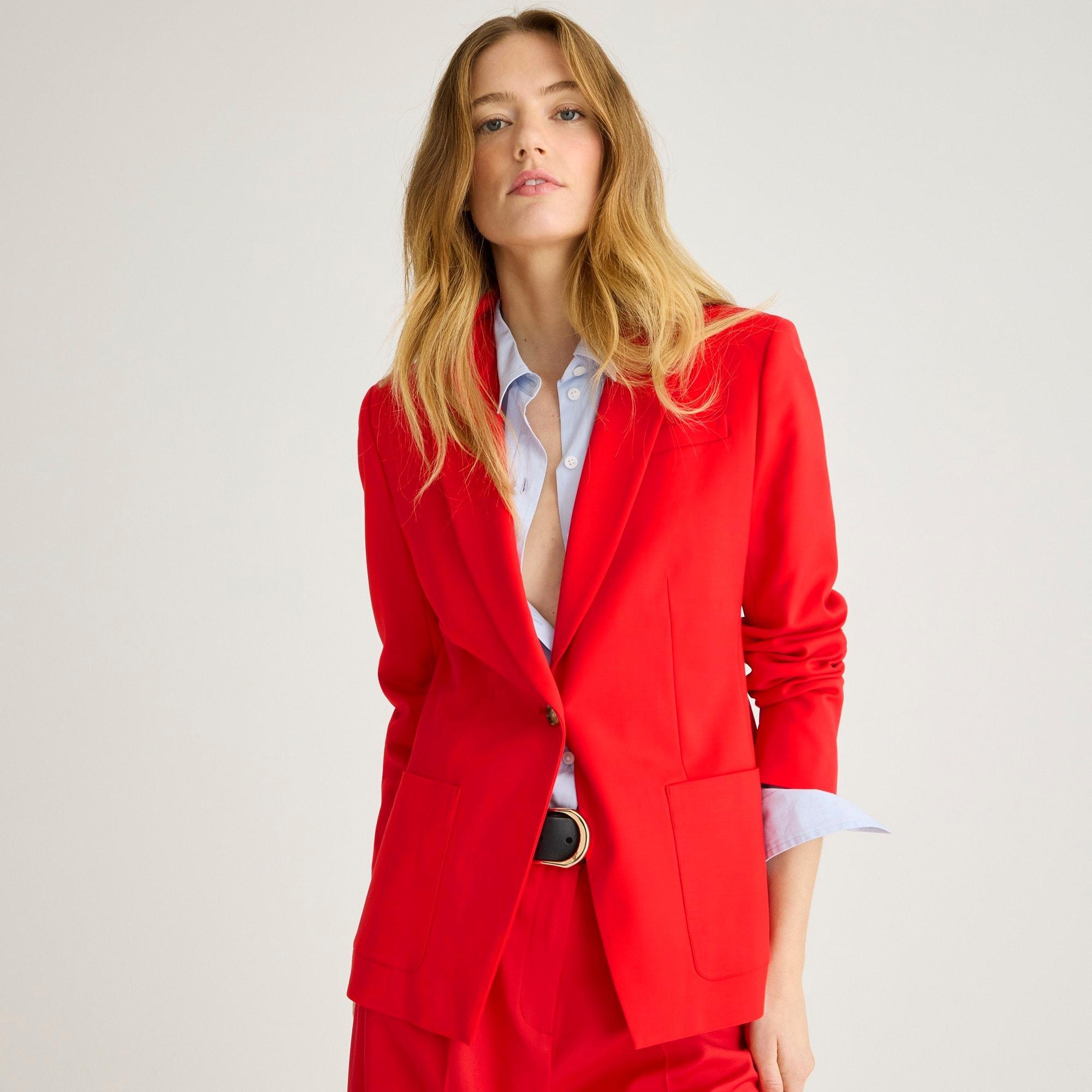 Petite Helena blazer in city twill Product Image