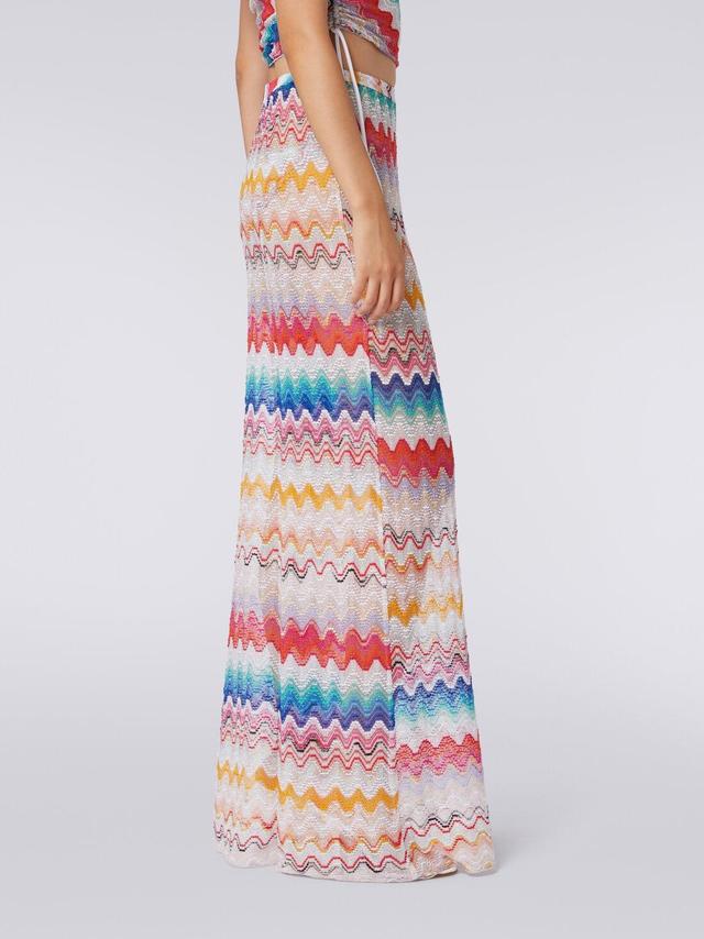 Wave motif cover up trousers with lurex Multicoloured | Missoni Product Image